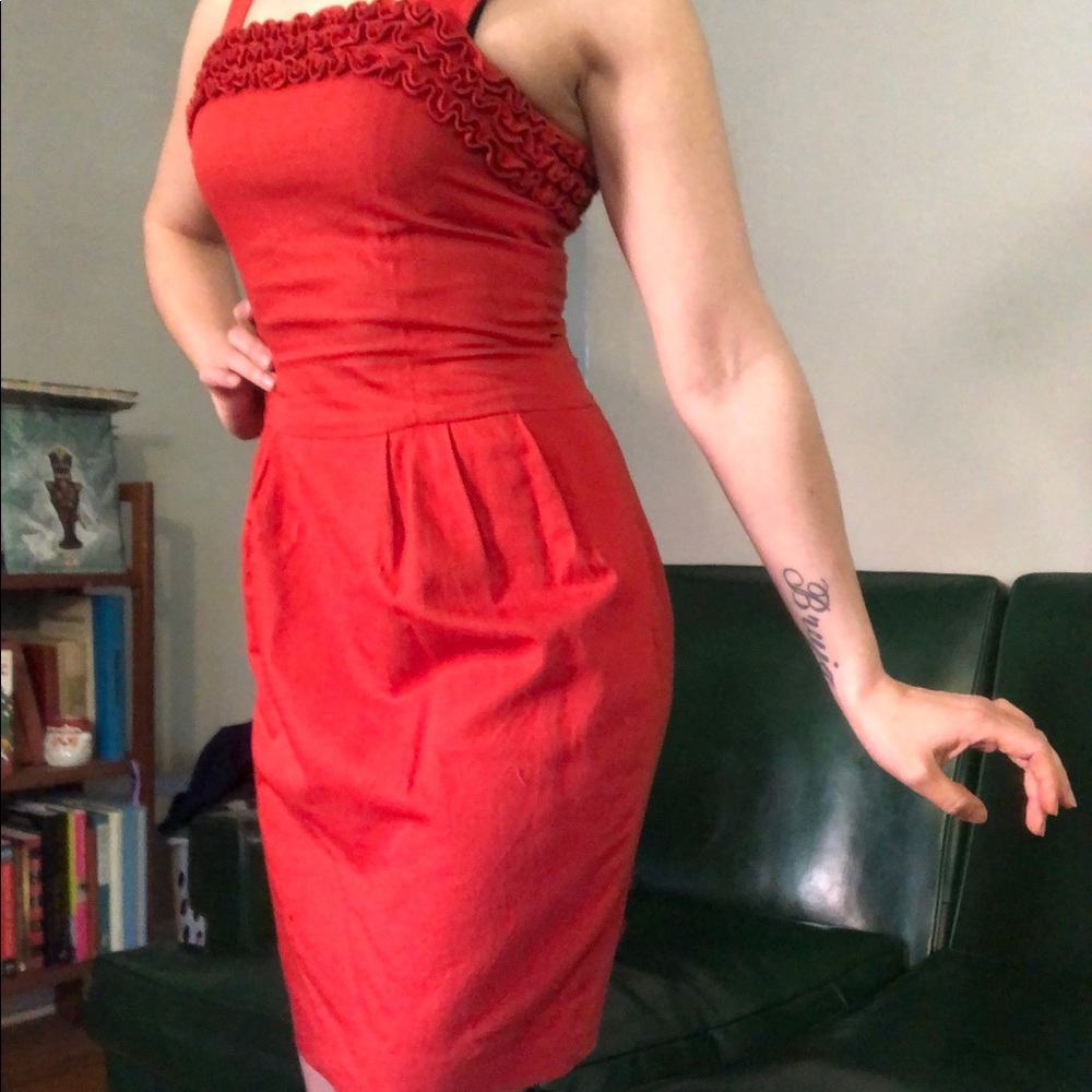 Vintage summer dress with stunning shape